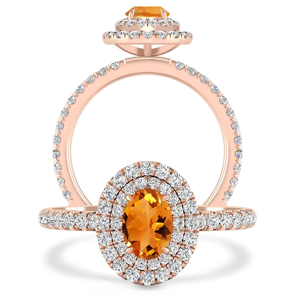 Rose Gold - Citrine