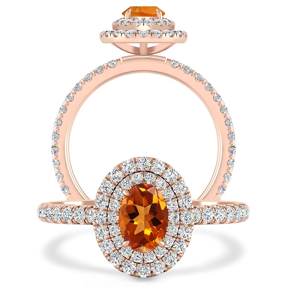 Rose Gold - Citrine