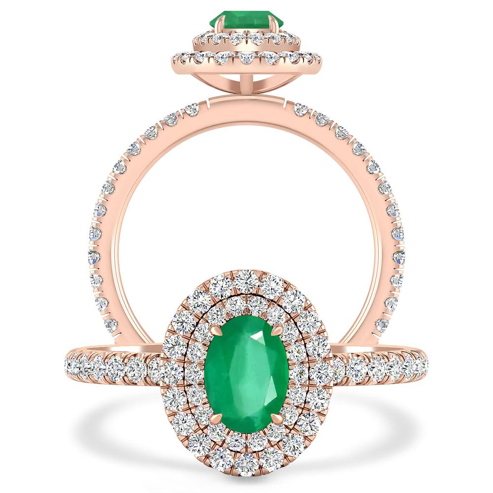 Rose Gold - Emerald