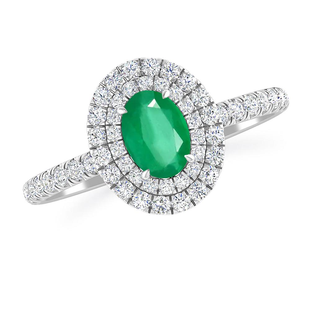 White Gold - Emerald