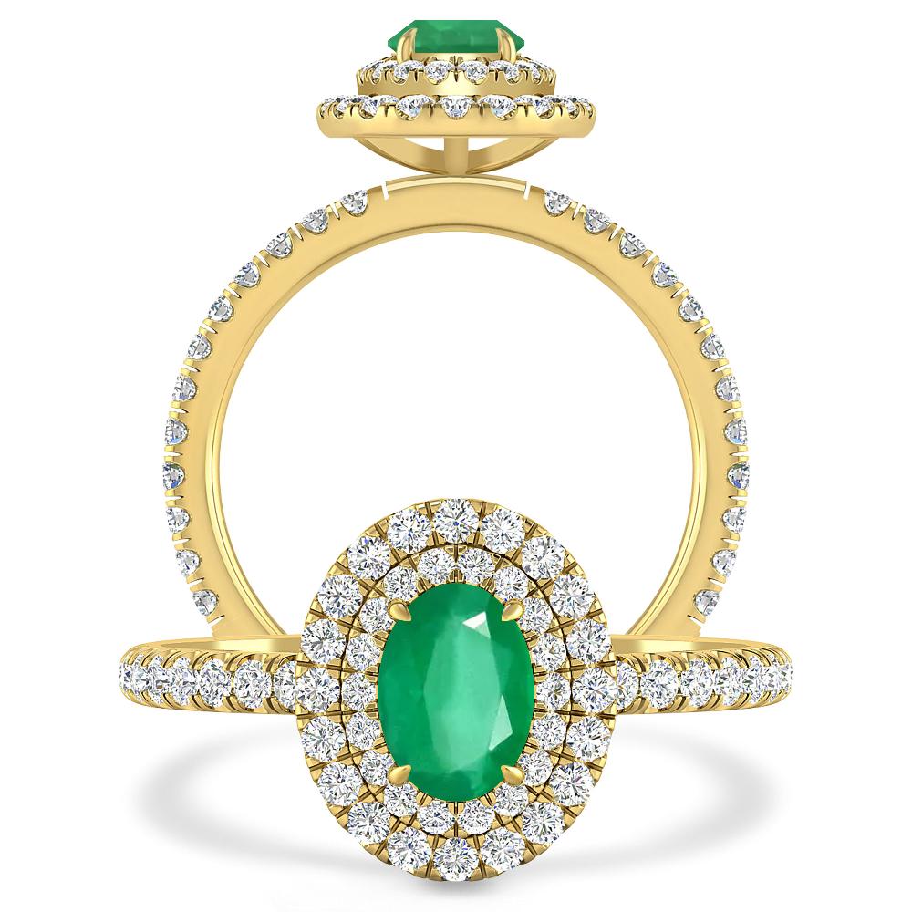 Yellow Gold - Emerald