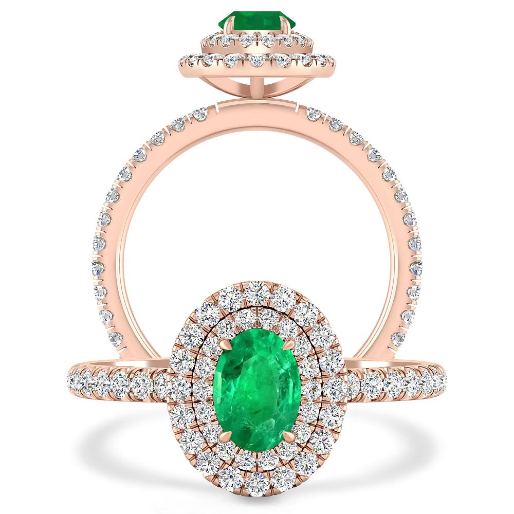 Rose Gold - Emerald