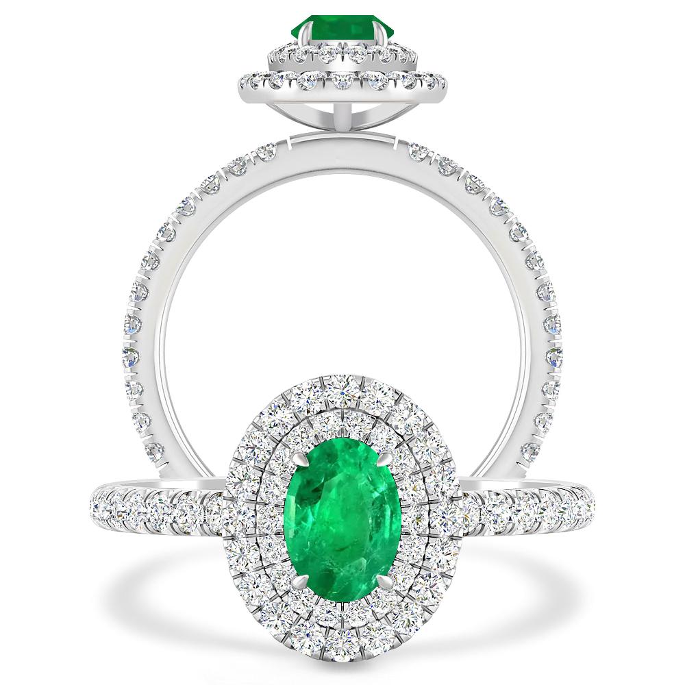 White Gold - Emerald