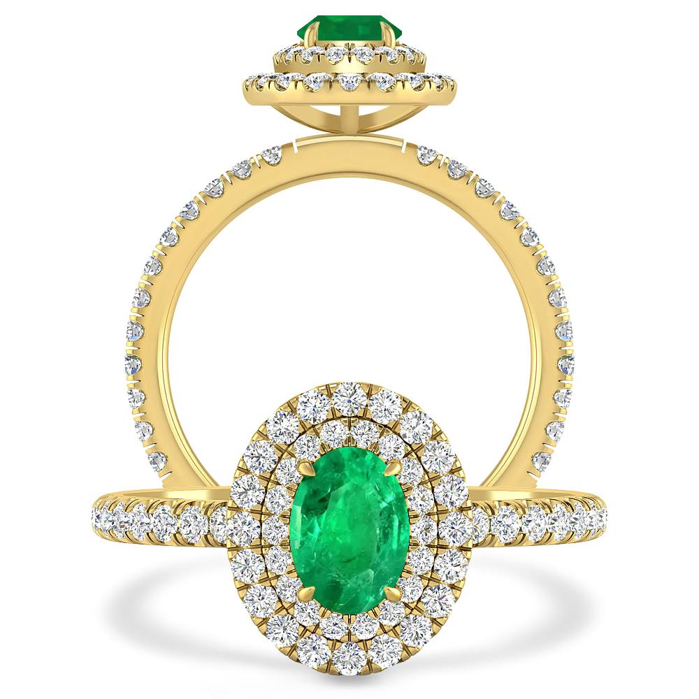 Yellow Gold - Emerald