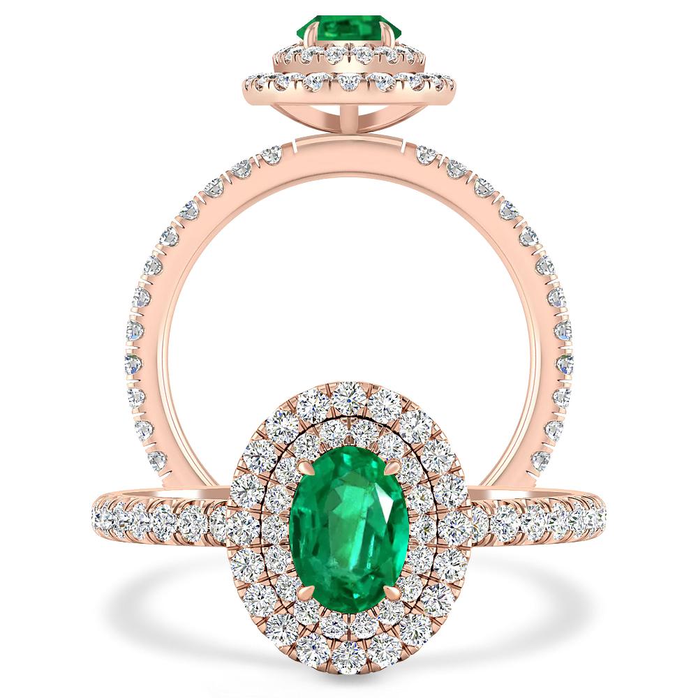 Rose Gold - Emerald