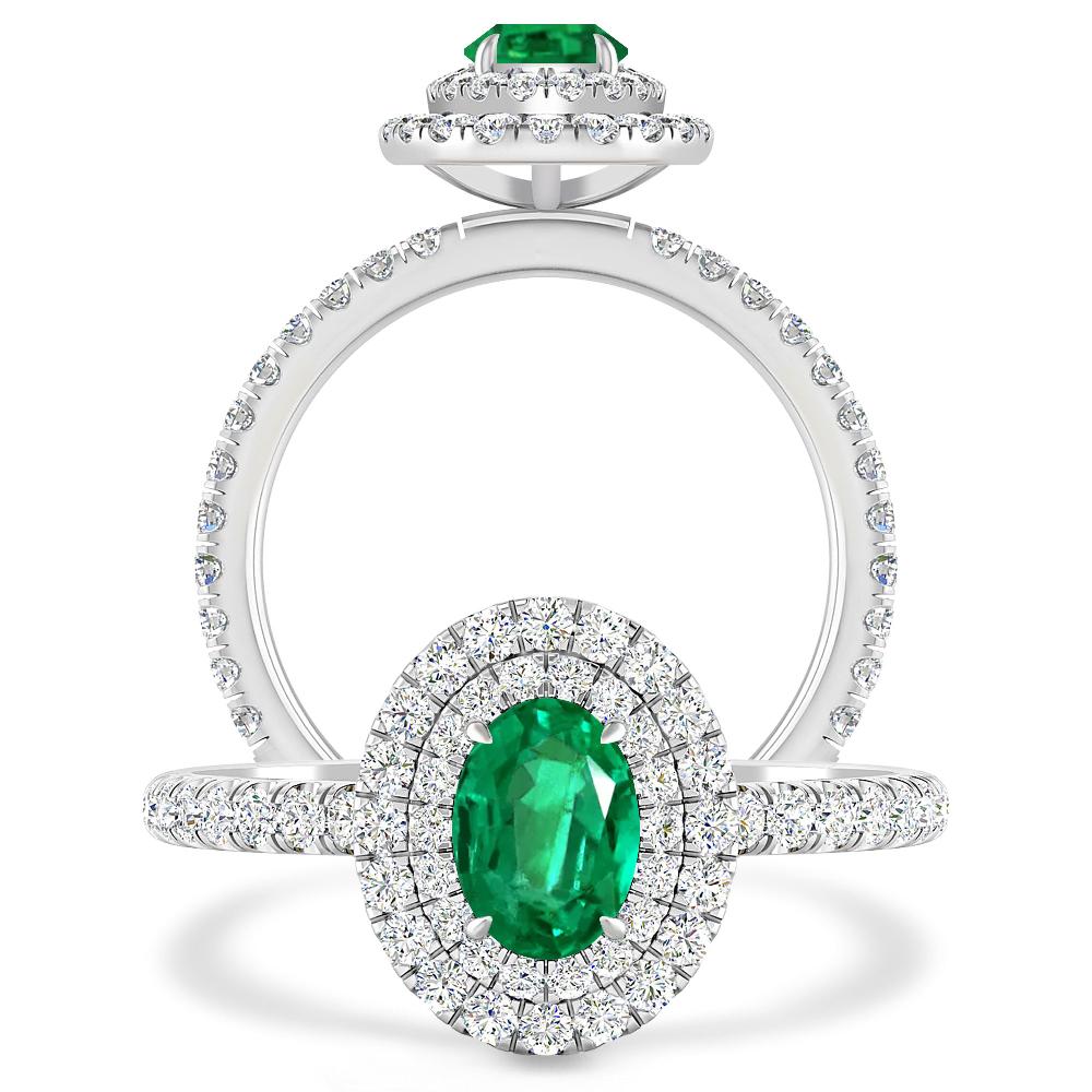 White Gold - Emerald