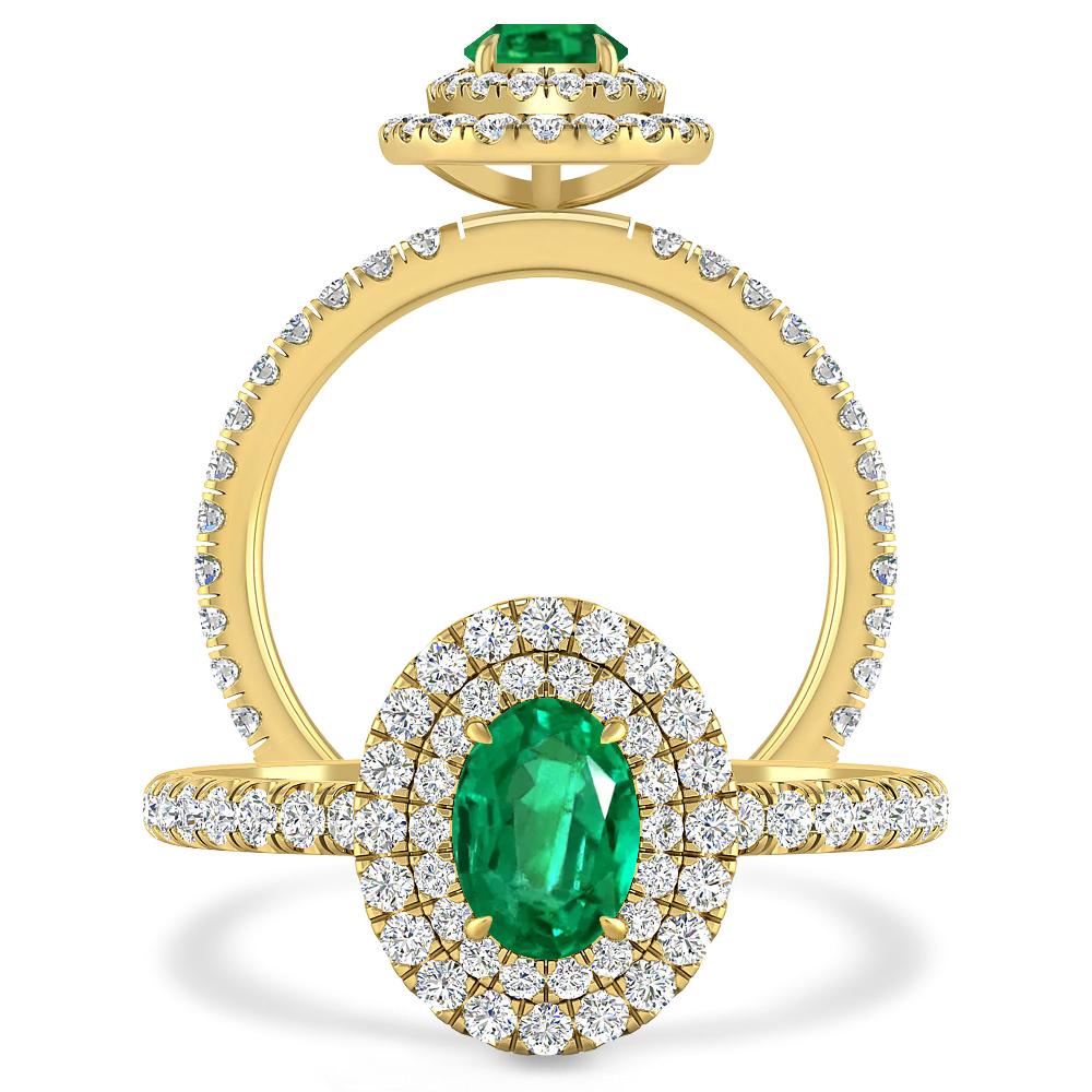 Yellow Gold - Emerald