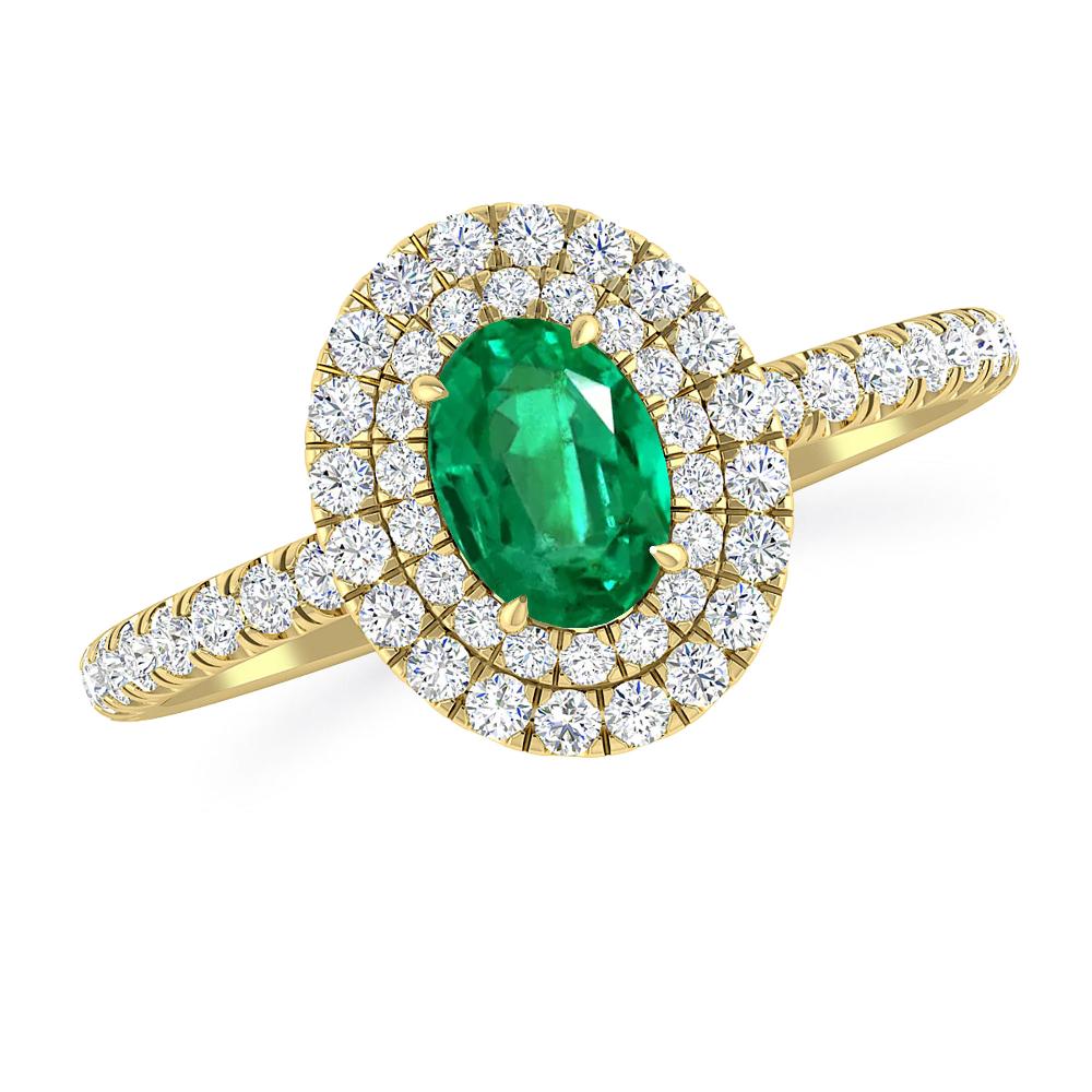 Yellow Gold - Emerald