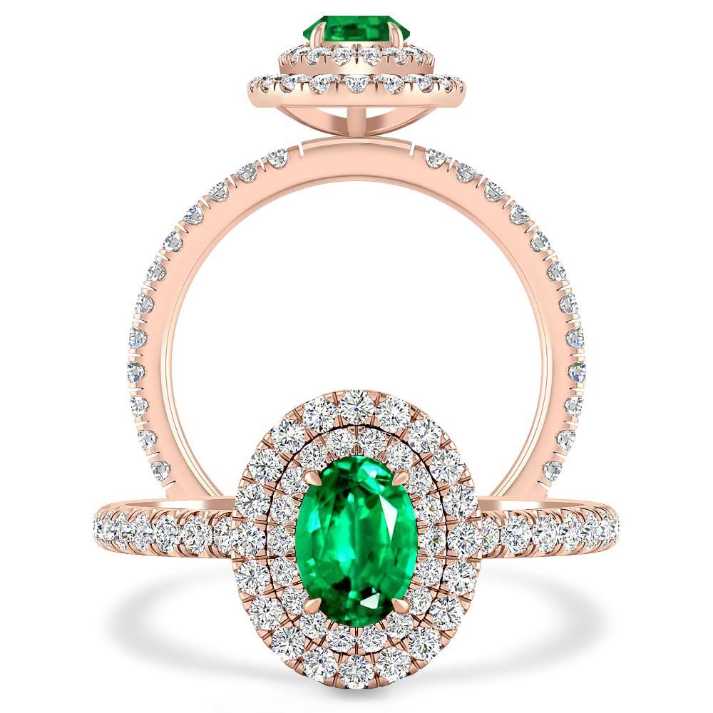 Rose Gold - Emerald