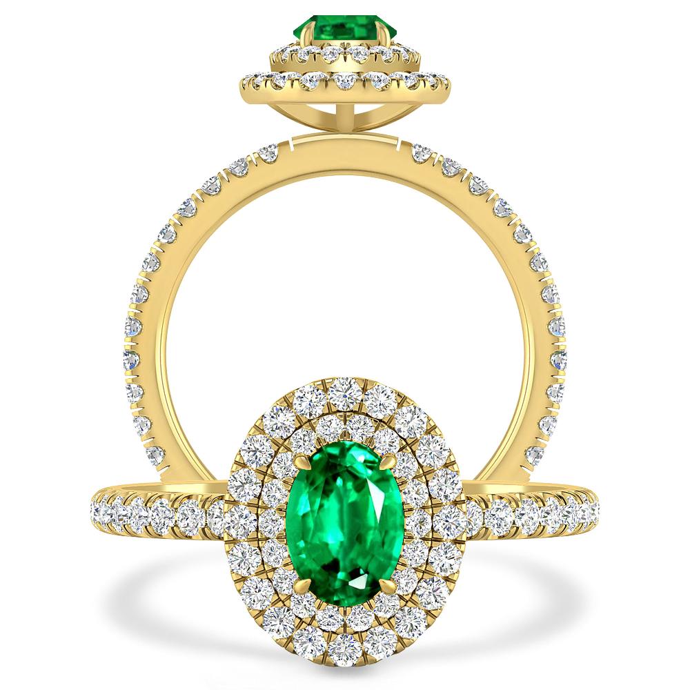 Yellow Gold - Emerald