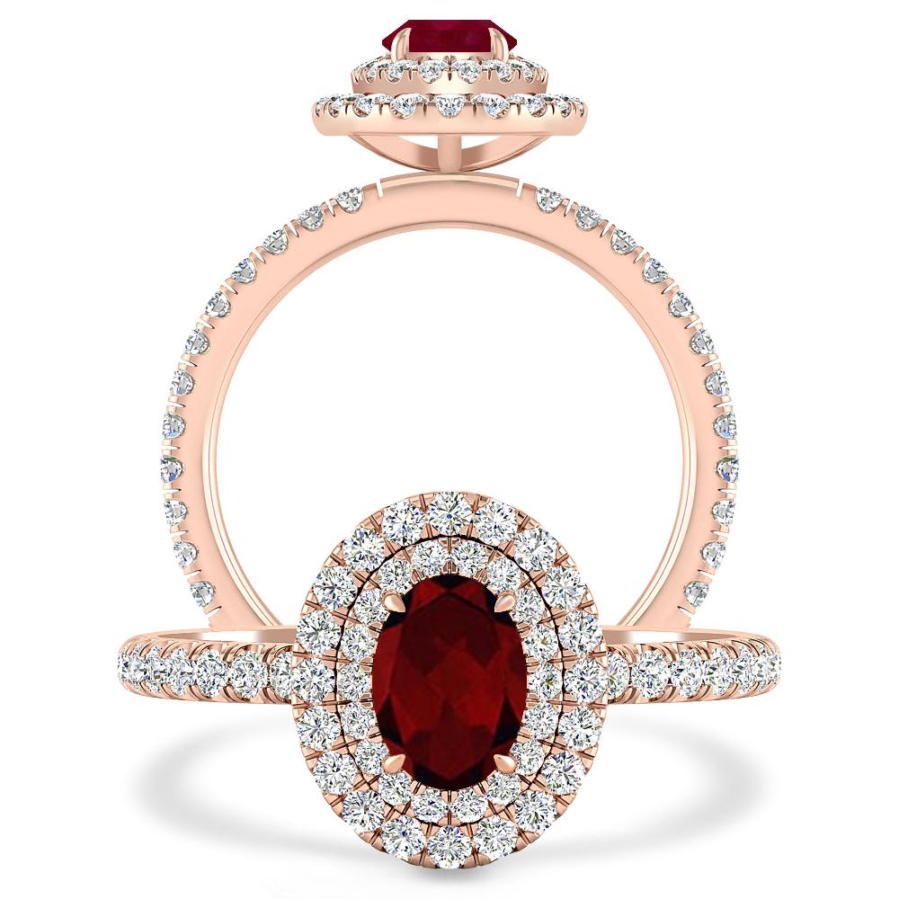 Rose Gold - Garnet