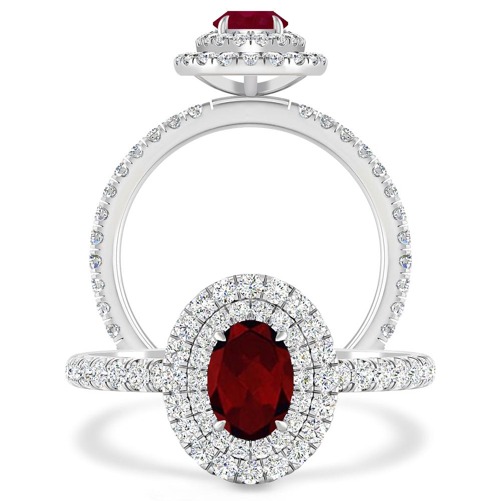 White Gold - Garnet