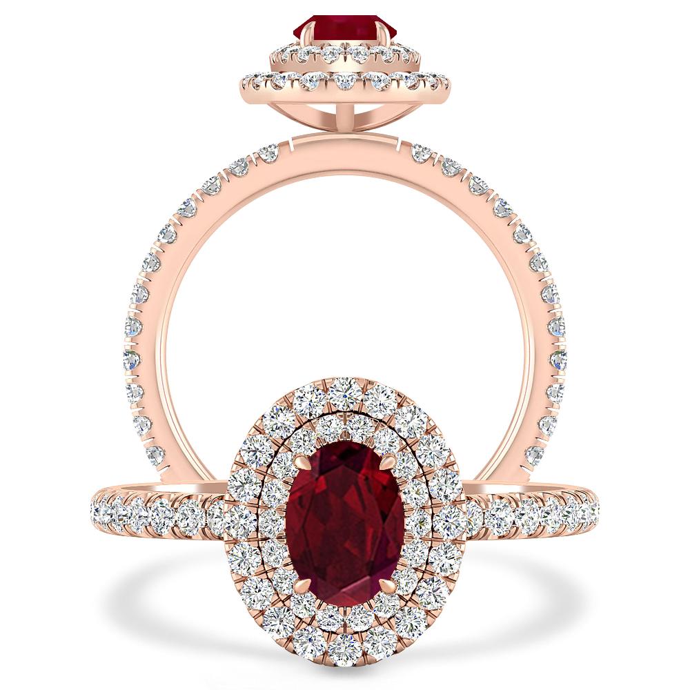 Rose Gold - Garnet