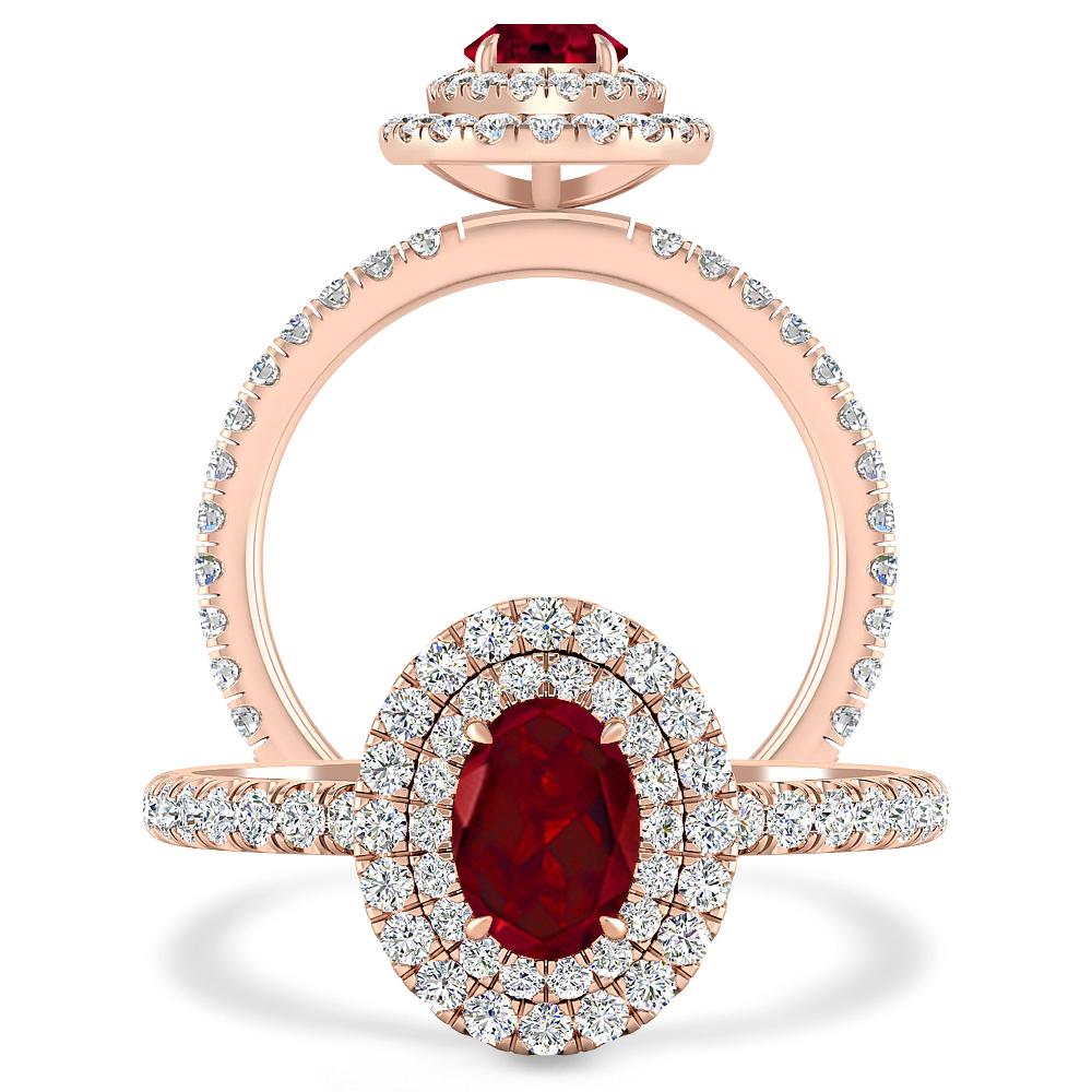 Rose Gold - Garnet