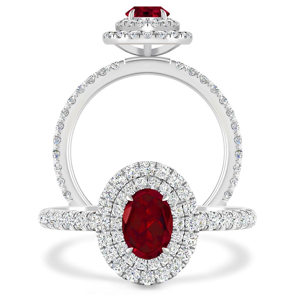 White Gold - Garnet