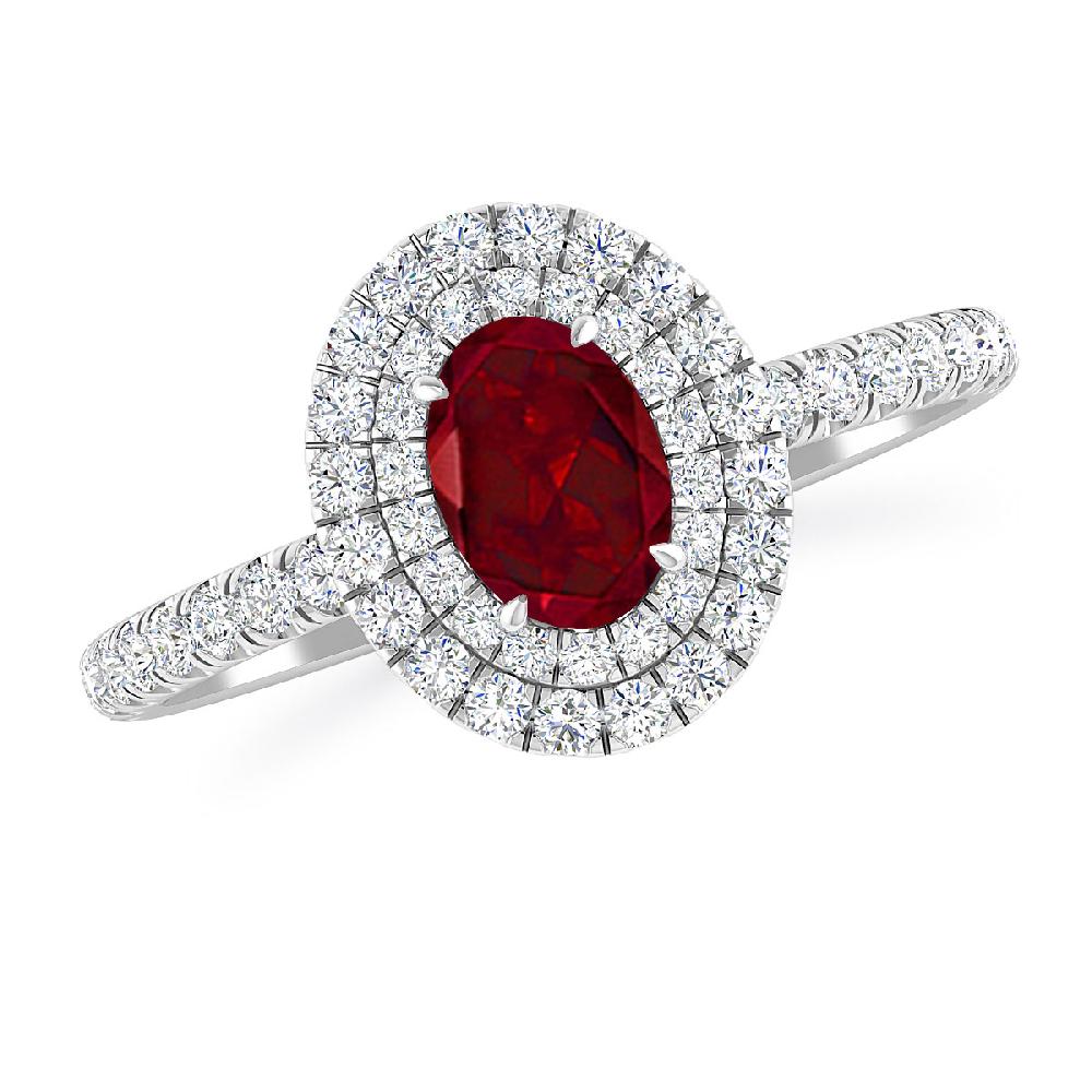 White Gold - Garnet