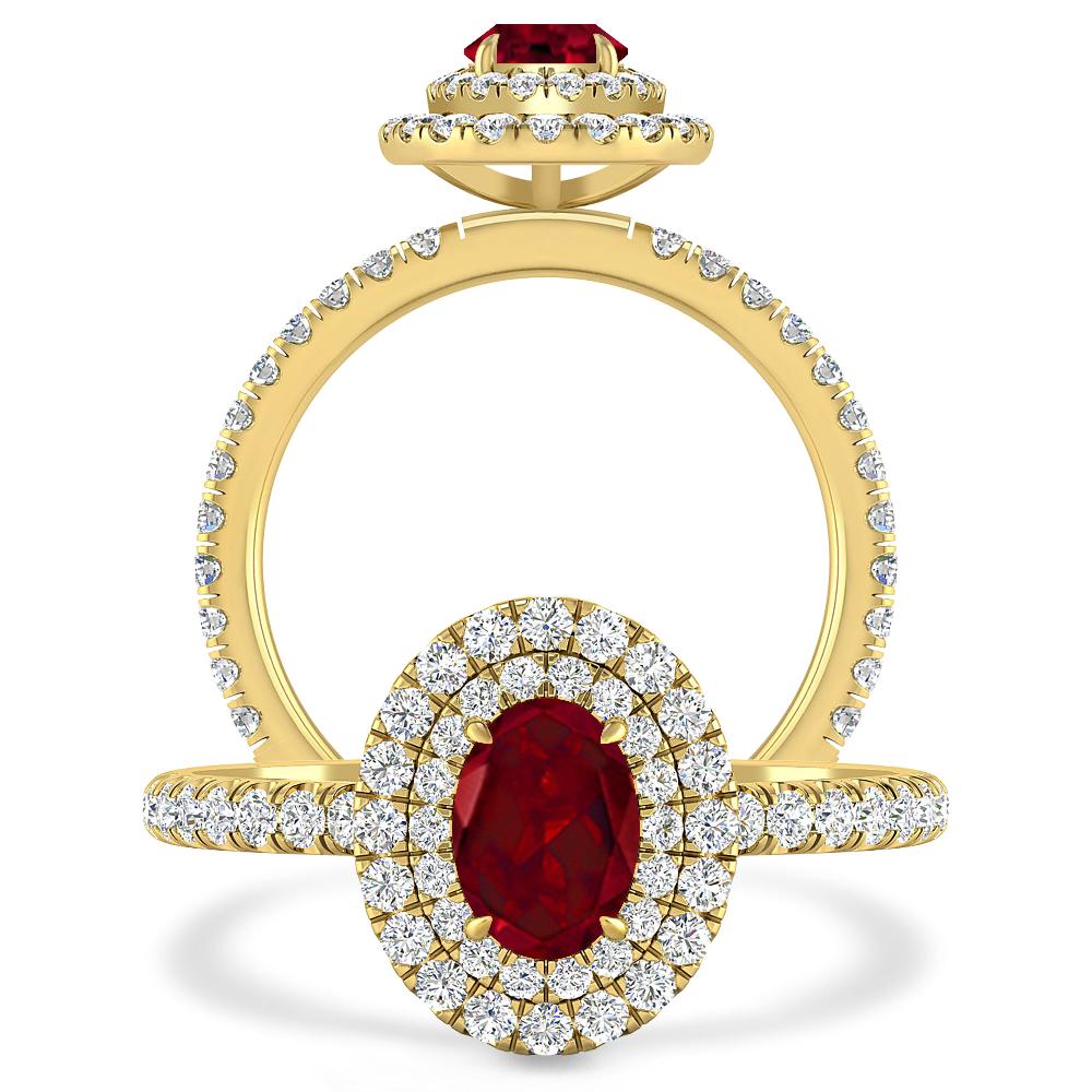 Yellow Gold - Garnet