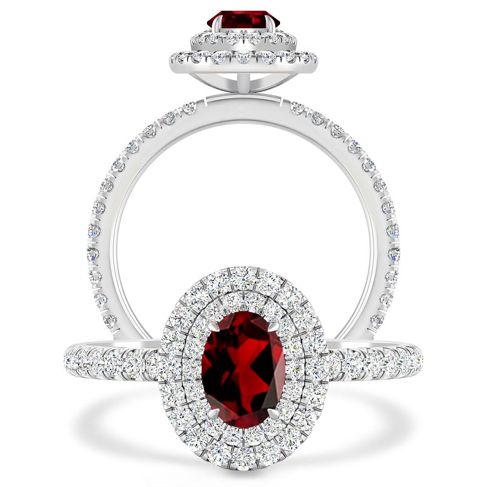 White Gold - Garnet