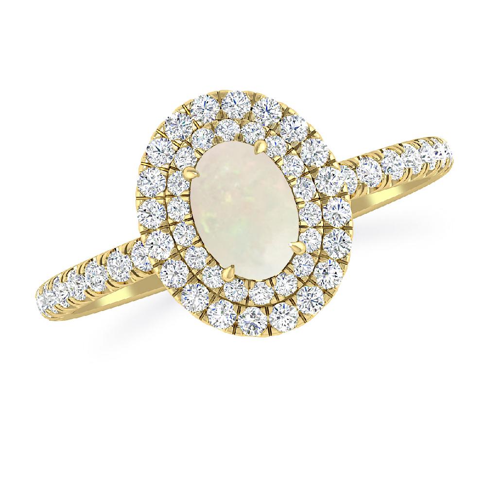 Yellow Gold - Opal