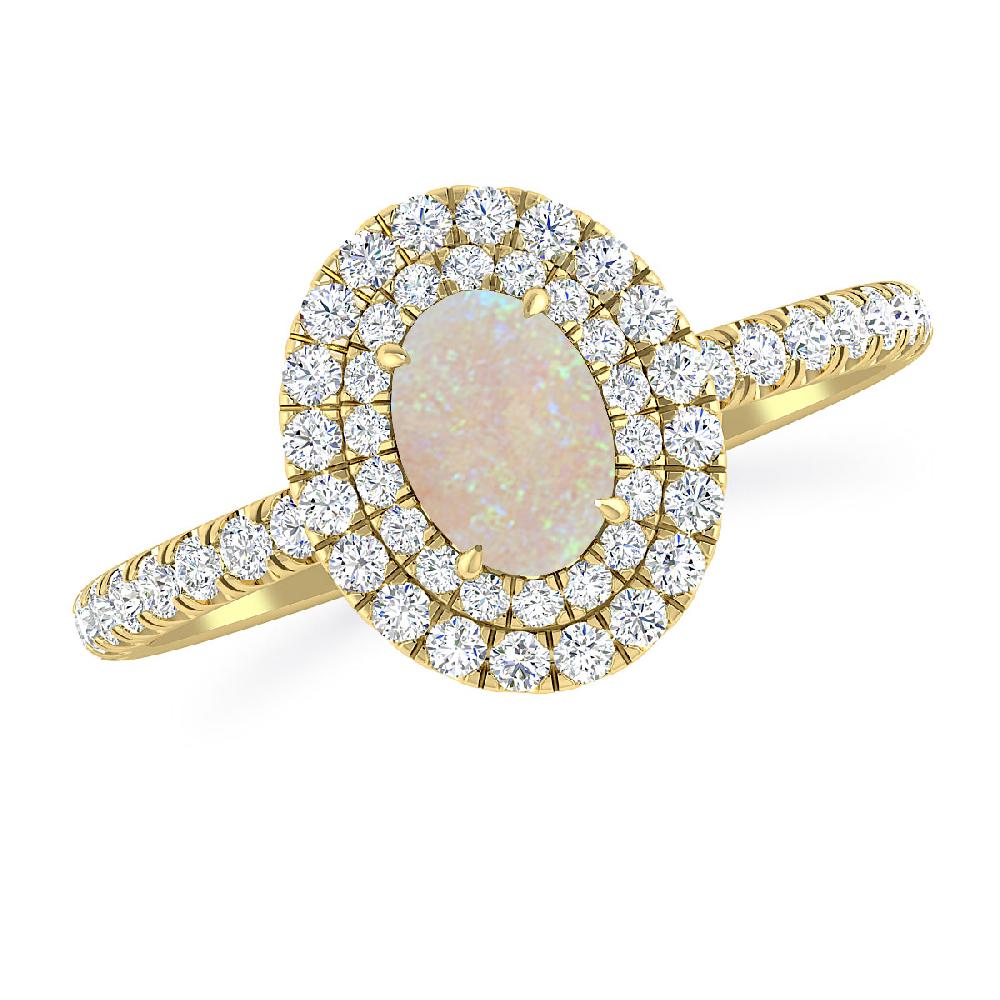 Yellow Gold - Opal