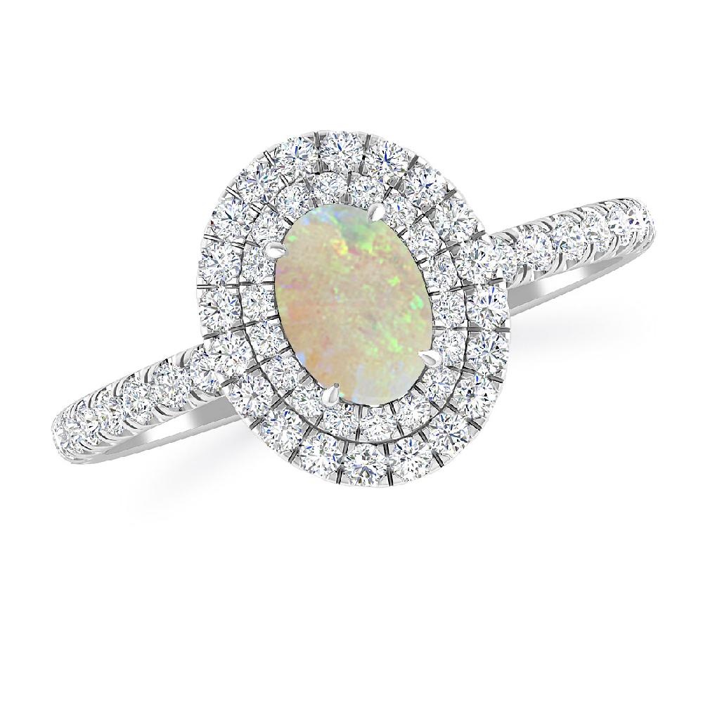 White Gold - Opal