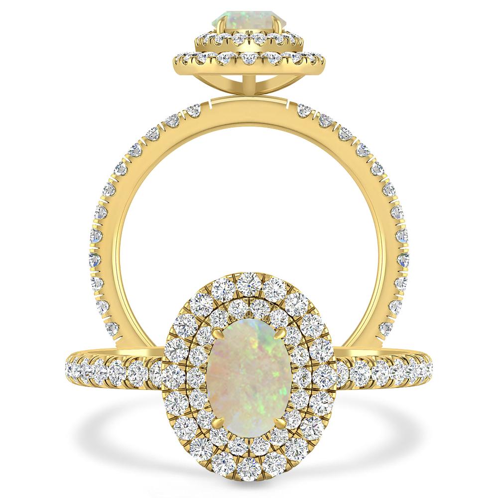 Yellow Gold - Opal