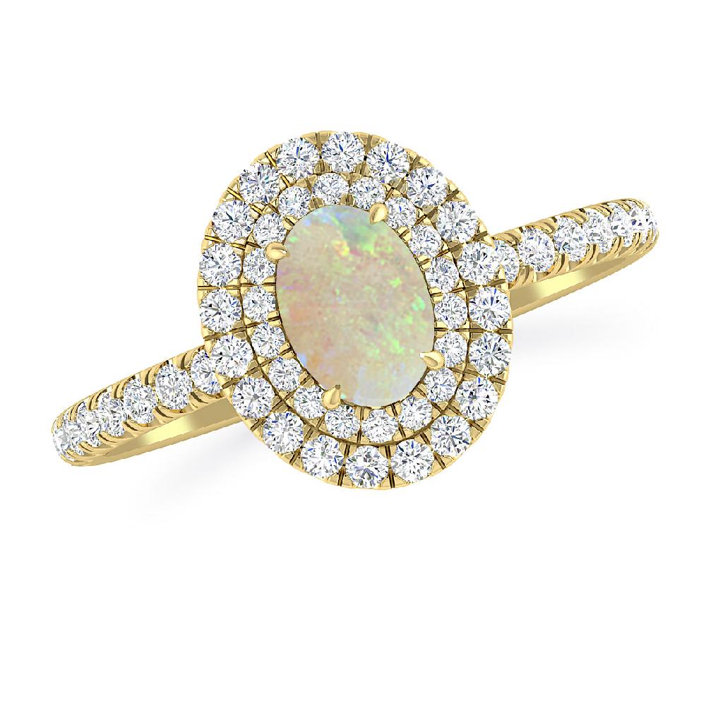 Yellow Gold - Opal