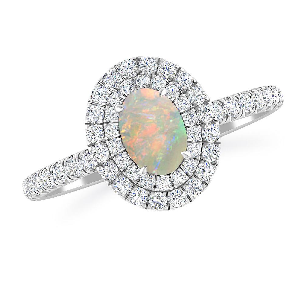 White Gold - Opal