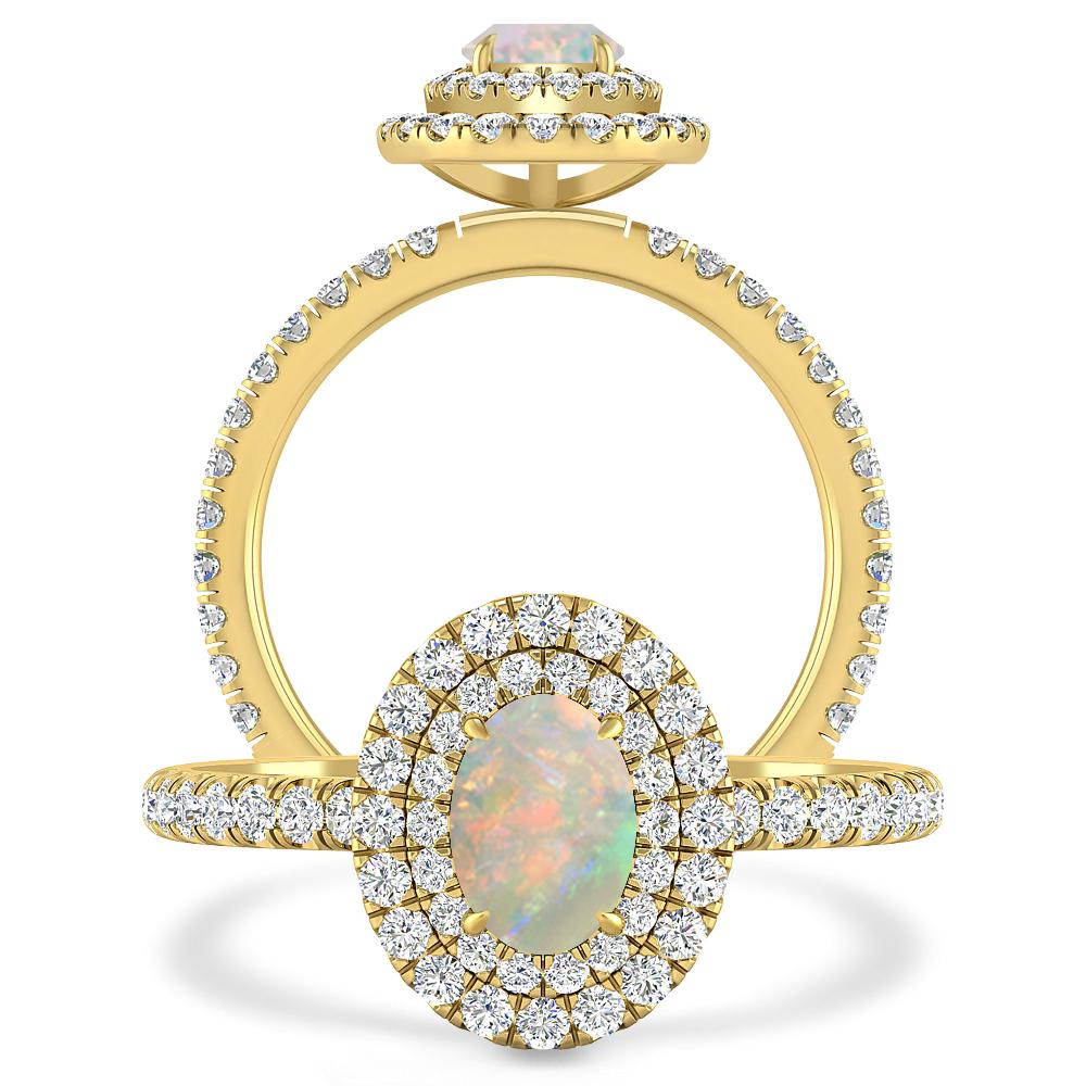 Yellow Gold - Opal