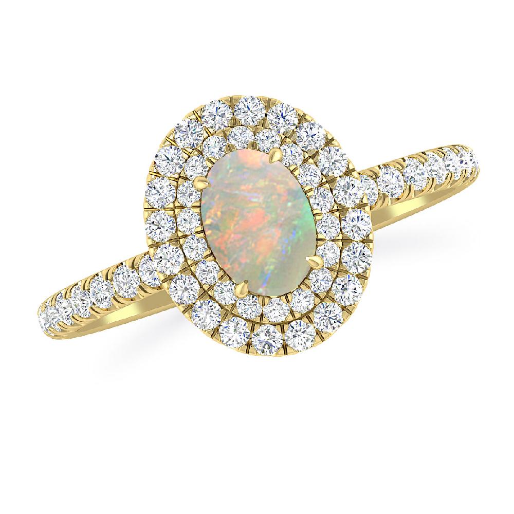 Yellow Gold - Opal