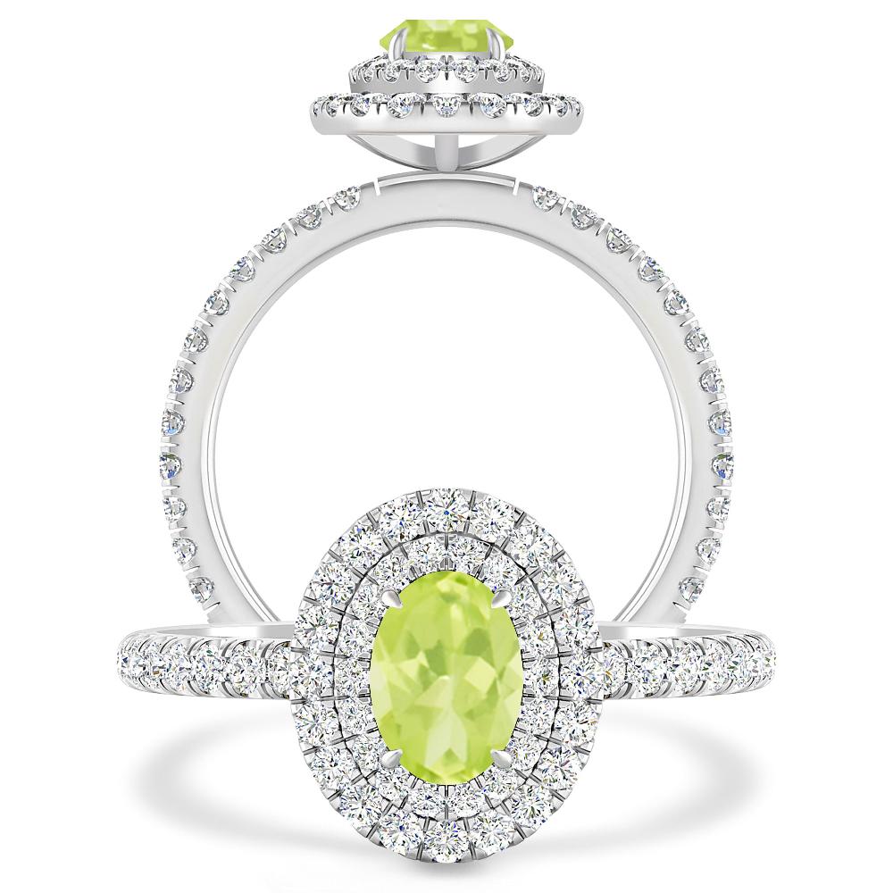 White Gold - Peridot