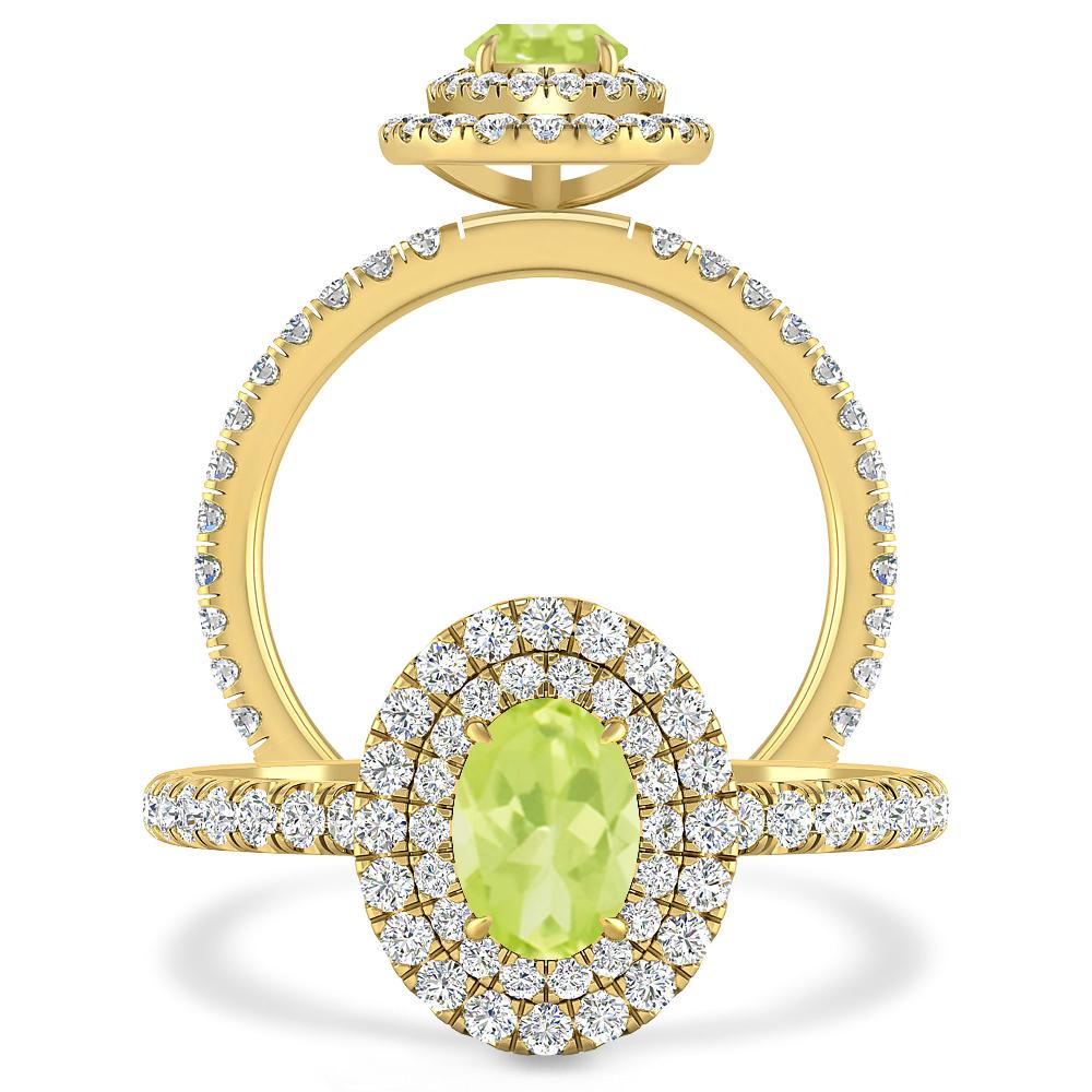 Yellow Gold - Peridot