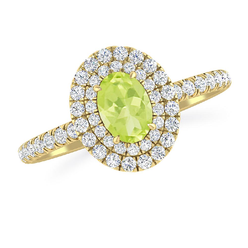 Yellow Gold - Peridot