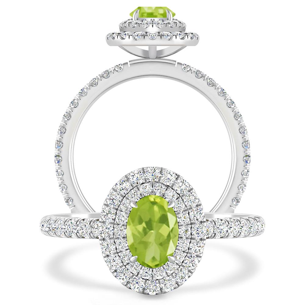 White Gold - Peridot