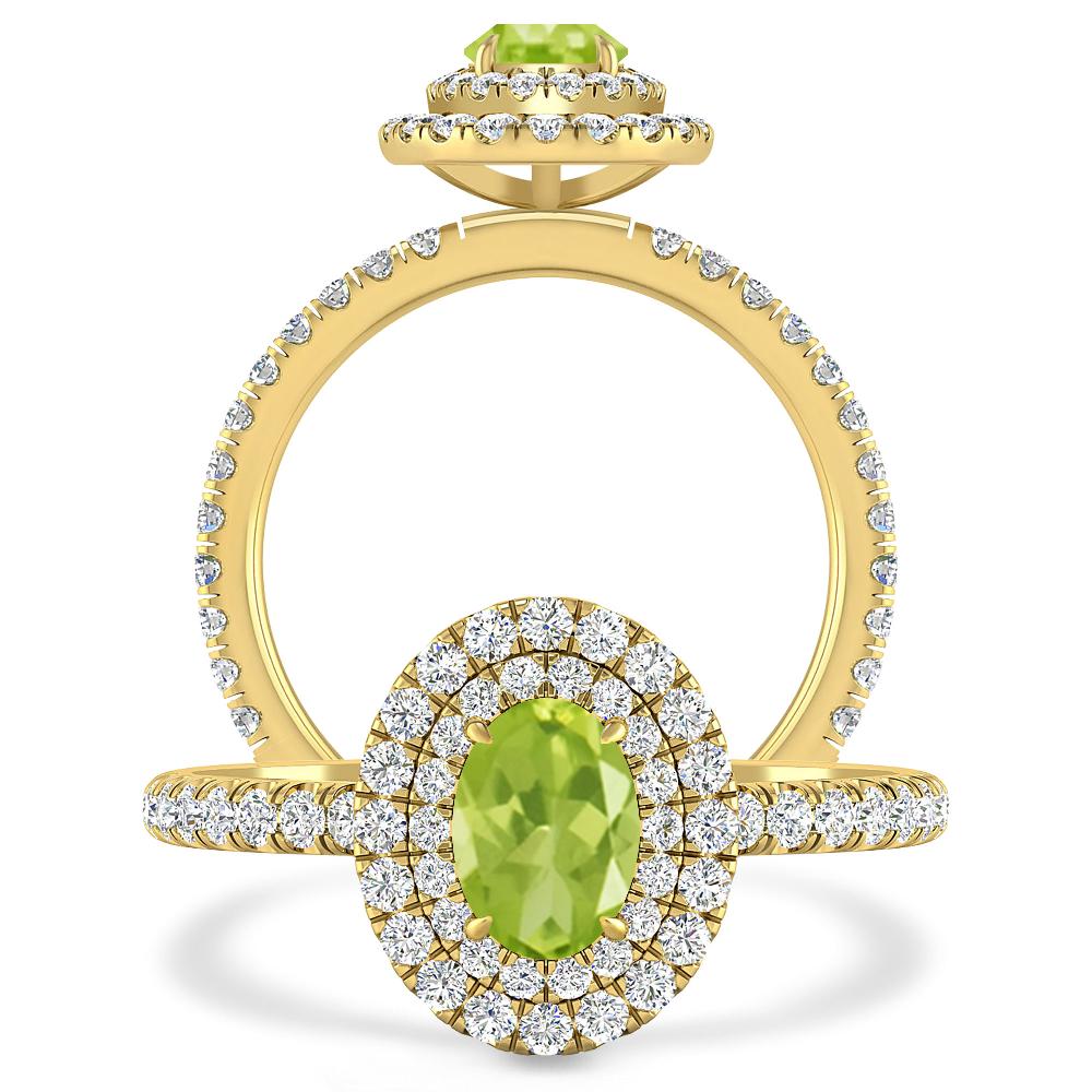 Yellow Gold - Peridot