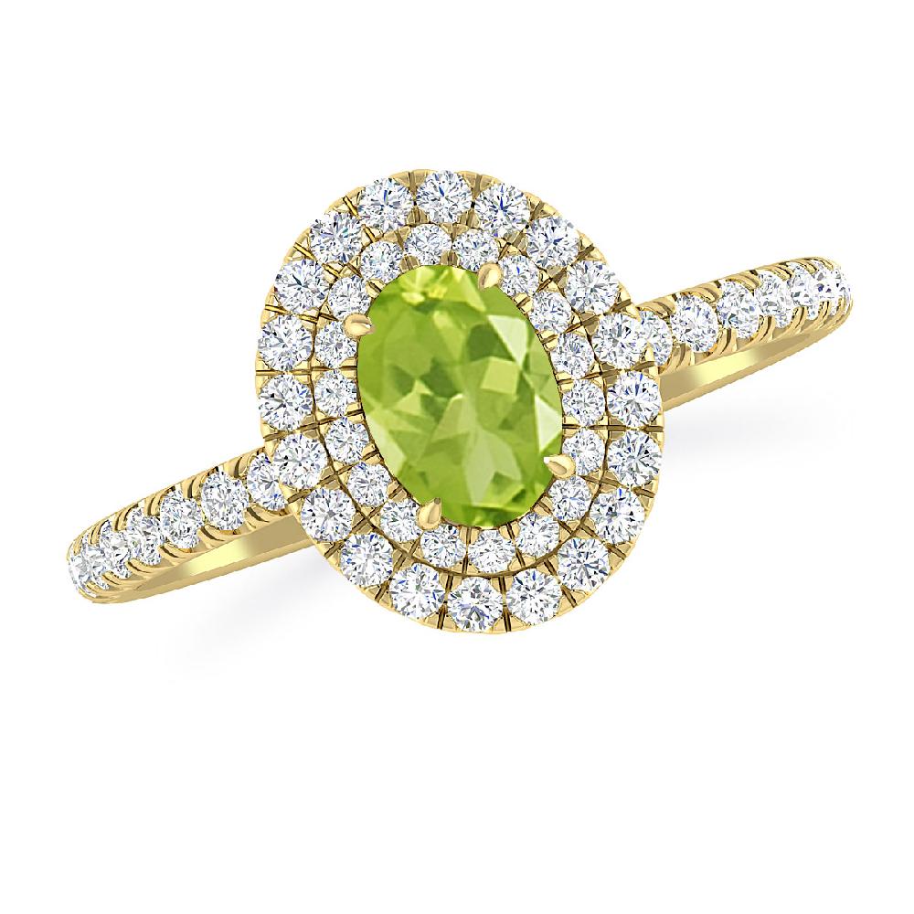 Yellow Gold - Peridot