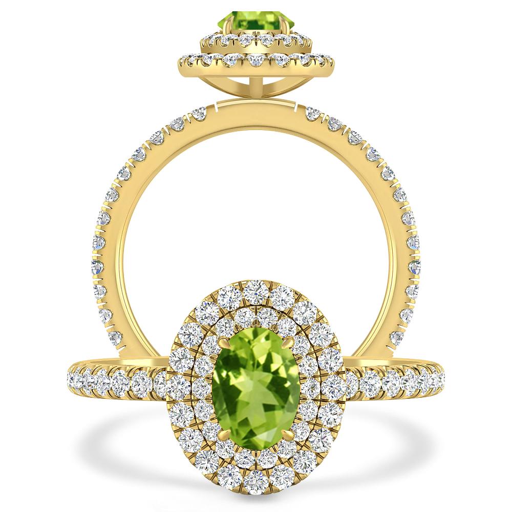 Yellow Gold - Peridot