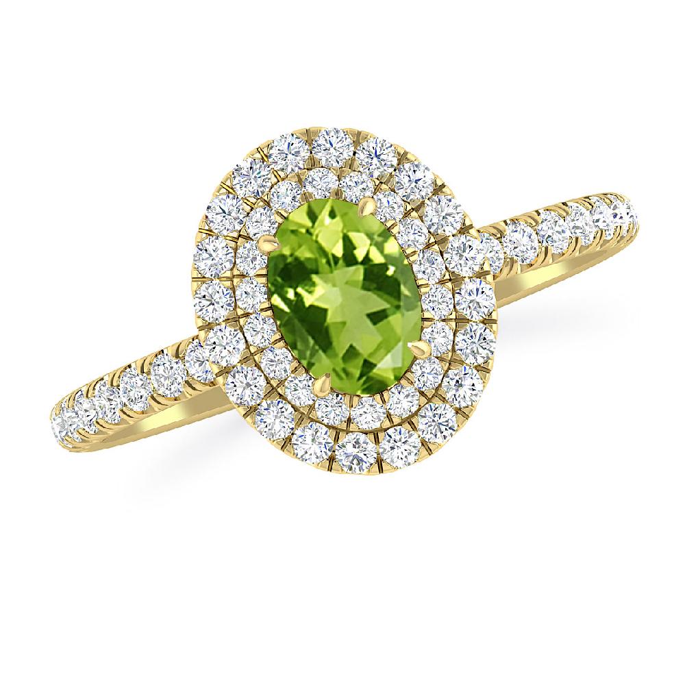 Yellow Gold - Peridot