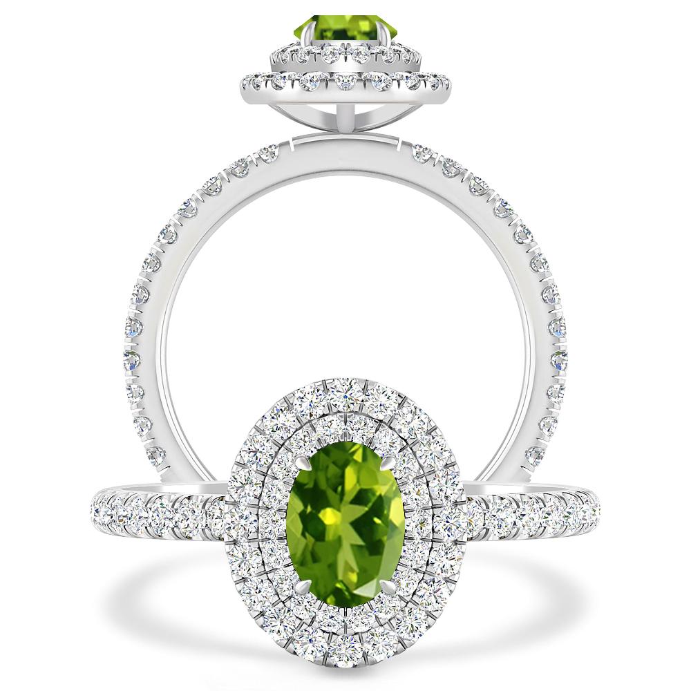 White Gold - Peridot