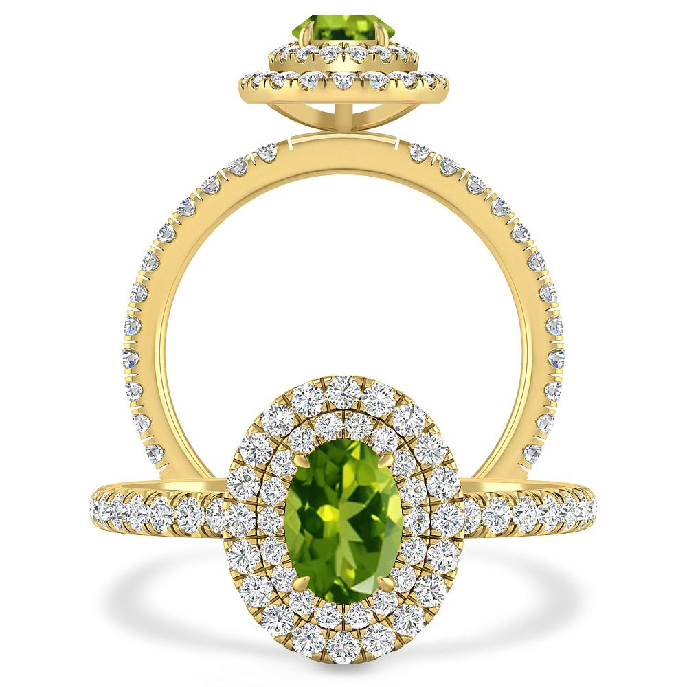 Yellow Gold - Peridot