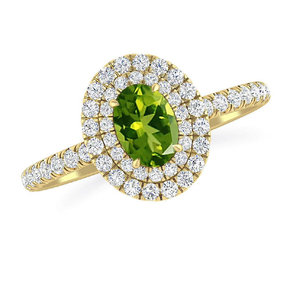 Yellow Gold - Peridot