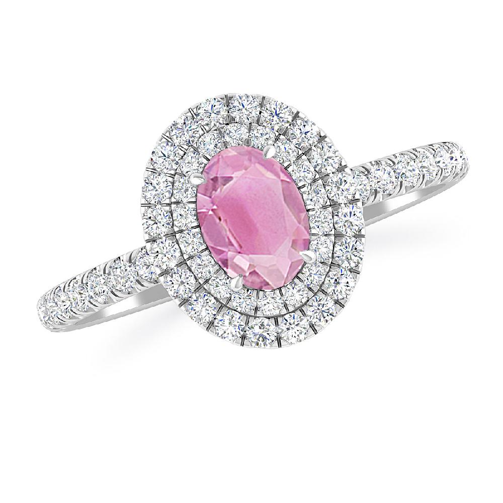 White Gold - Pink Tourmaline