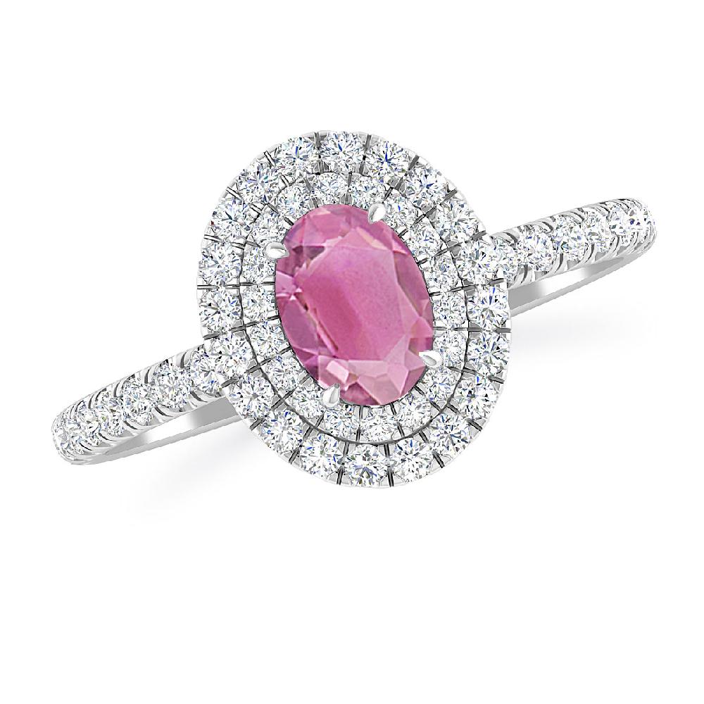 White Gold - Pink Tourmaline