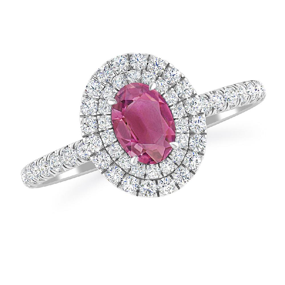 White Gold - Pink Tourmaline