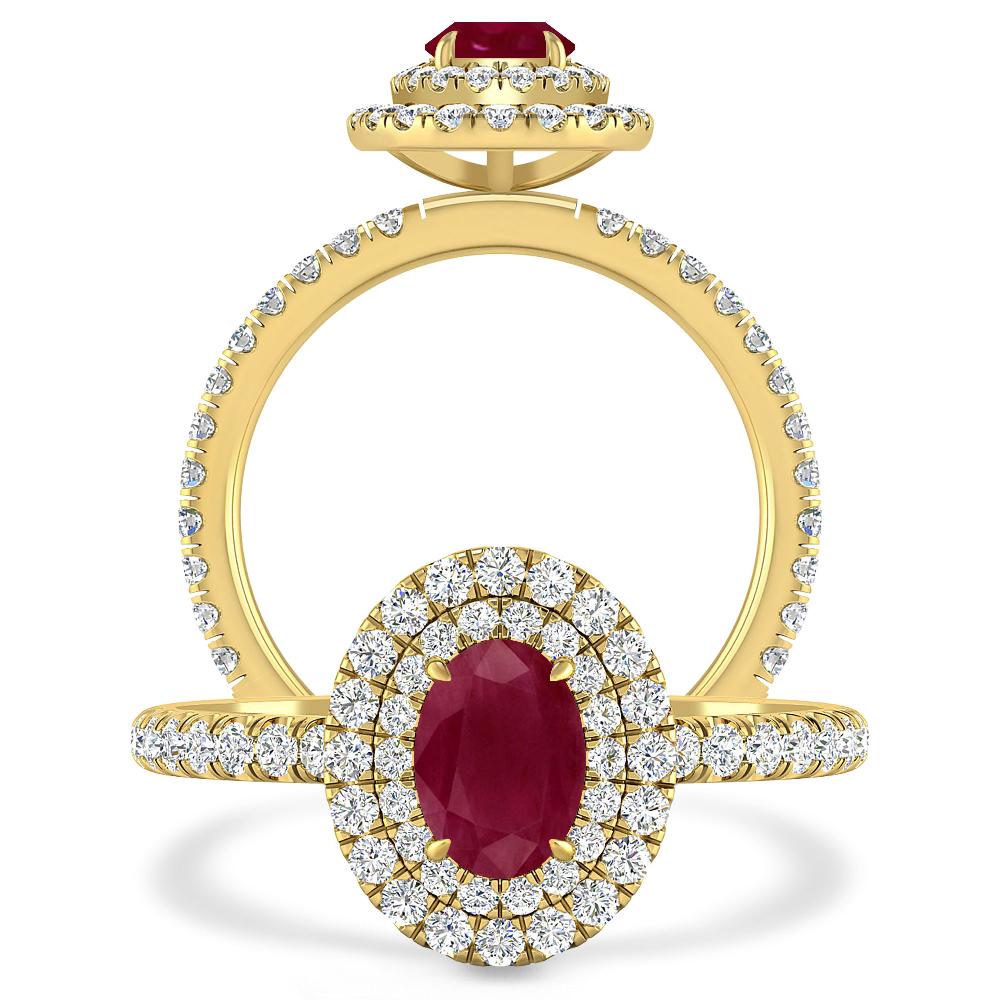 Yellow Gold - Ruby