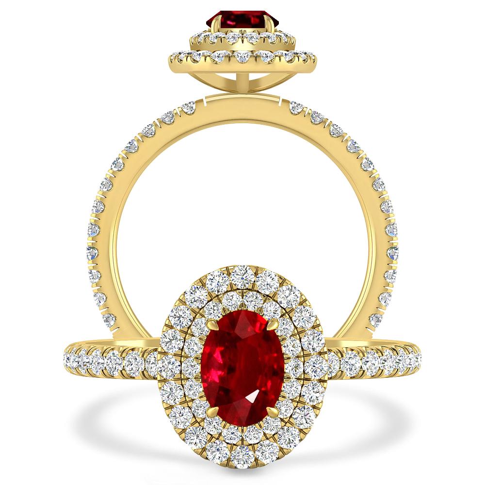 Yellow Gold - Ruby