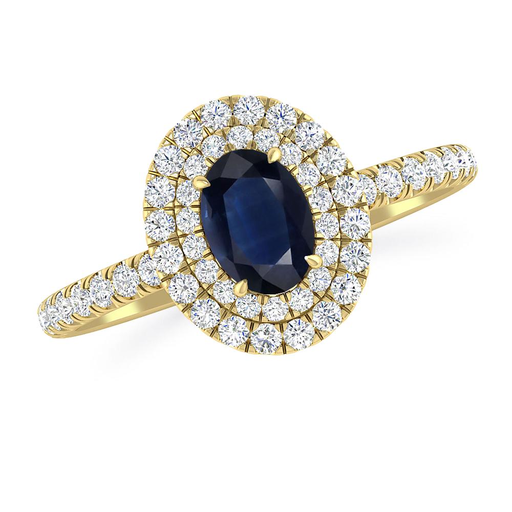 Yellow Gold - Sapphire