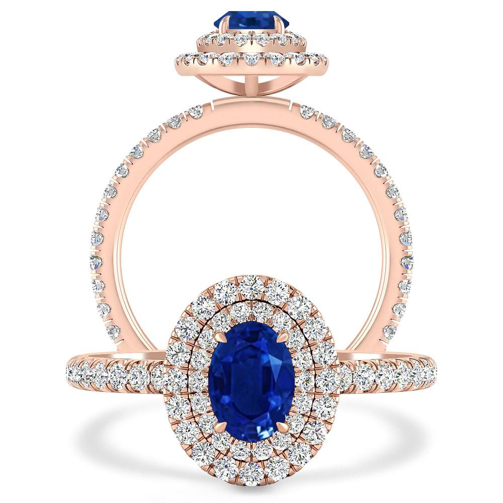 Rose Gold - Sapphire