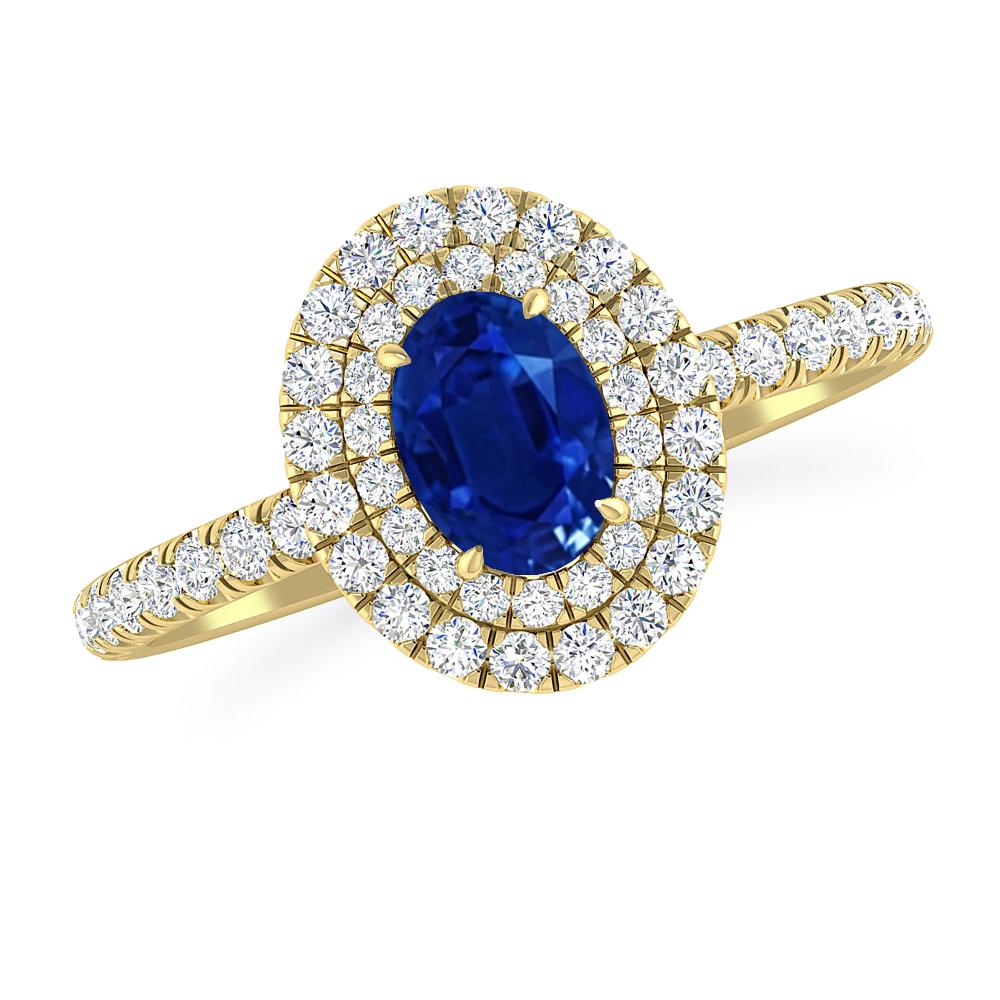 Yellow Gold - Sapphire