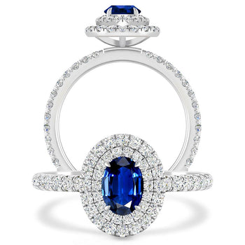 White Gold - Sapphire